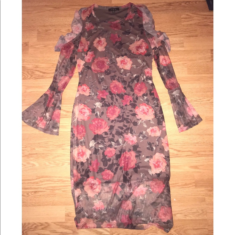 Beautiful Floral Cocktail Dress